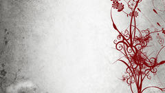 Abstract red Flowers