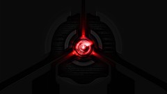 Abstract red futuristic