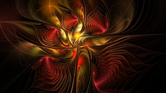 Abstract red gold