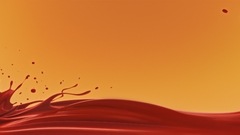 Abstract red orange paint