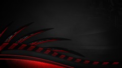 Abstract red spikes science