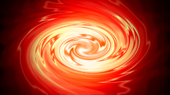 Abstract red twirl glow