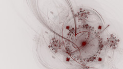 Abstract red white digital