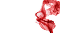 Abstract red white smoke