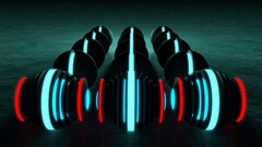 abstract render cgi 3d digital art artwork cyan Turquoise