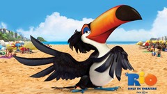 Abstract Rio 3d animated toucans