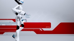 Abstract Robots digital art