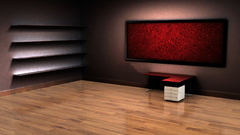 Abstract room office