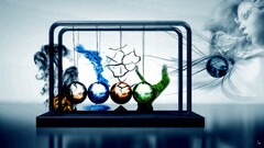 abstract Science fire water Earth nature air elements ball balls