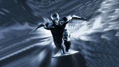 Abstract silver surfer video games