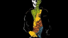 Abstract skeletons artistic