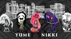 Abstract skirts smiling anime girls video games Yume Nikki