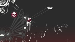 Abstract skulls artistic