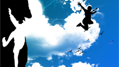 Abstract sky peoples heaven