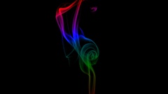 Abstract smoke colors