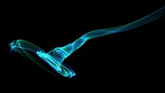 abstract smoke digital art shapes Minimalism black background