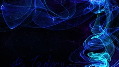 Abstract smoke French flame