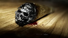 Abstract smoking joint