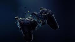 Abstract Sony playstation controller