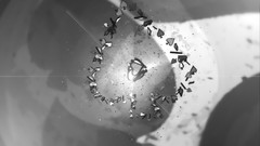 Abstract spade greyscale