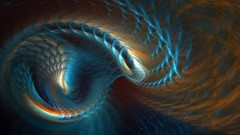 Abstract spiral 3d