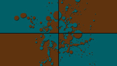 Abstract splatters