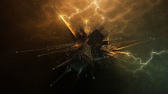 Abstract splinter illustrations