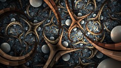 Abstract starfish digital art