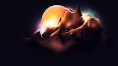 Abstract suns Desktopography