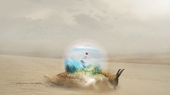 Abstract surreal digital art