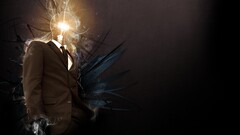 abstract surreal lightbulb digital art suits Digital Glowing