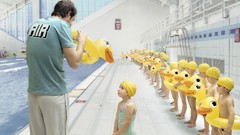 Abstract swimming pools