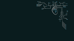 Abstract Technology Hearts