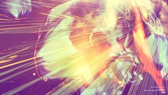 Abstract Temples multicolor artwork digital art