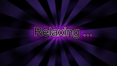 Abstract text purple stripes