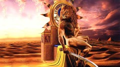 Abstract The Lion King 3d artwork fantasy art