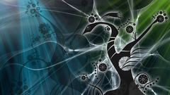 Abstract tree Life Flowers