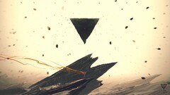 abstract triangle Kuldar Leement deviantart fantasy art pyramid