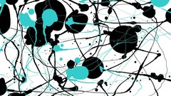 Abstract Turquoise artwork