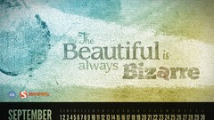 Abstract Typography Calendar September bizarre Smashing magazine