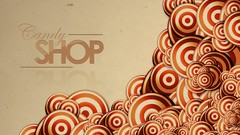 Abstract Typography circles