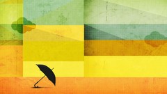 Abstract Umbrellas minimalistic