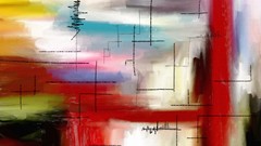 Abstract watercolor paintings colors multicolor
