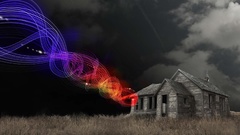 Abstract waves houses