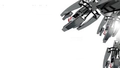 Abstract white background Arms