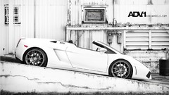 Abstract white cars Lamborghini