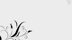 Abstract white Flowers floral