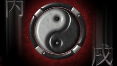 Abstract yin-yang