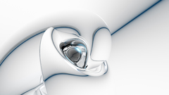 Abstraction white image graphic high Fractale Resolution