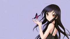 Accel world kuro yuki hime Simple Background